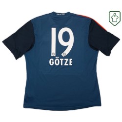 Men's Bayern Munich 2013/14 Retro Shirt Götze #19