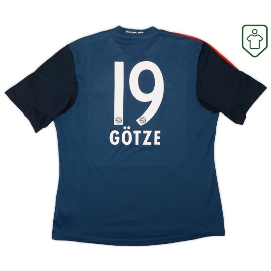 Men's Bayern Munich 2013/14 Retro Shirt Götze #19