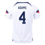 Tyler Adams #4 USMNT Home Jersey World Cup 2022 Tyler Adams #4 USMNT Home Jersey World Cup 2022