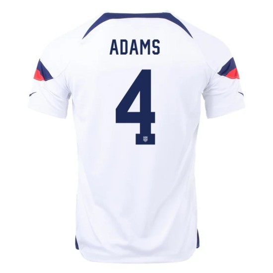 Tyler Adams #4 USMNT Home Jersey World Cup 2022 Tyler Adams #4 USMNT Home Jersey World Cup 2022