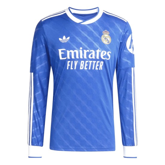 Men's Real Madrid 2025/26 Third Long Sleeve Shirt Men's Real Madrid 2025/26 Third Long Sleeve Shirt