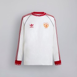 Men's Manchester United 1991 Away Bring Back Long Sleeve Shirt