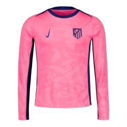 Men's Atletico Madrid 2024/25 Third UEFA Long Sleeve Prematch Shirt
