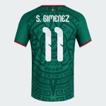 Women's Mexico 2026 Home Authentic World Cup Shirt S. GIMENEZ #11 Women's Mexico 2026 Home Authentic World Cup Shirt S. GIMENEZ #11