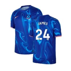 Women's JAMES Chelsea 2024/25 Home Shirt Women's JAMES Chelsea 2024/25 Home Shirt