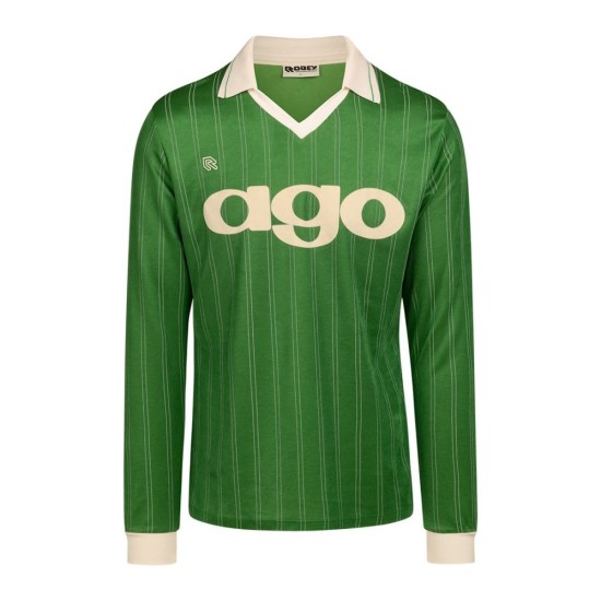 Men's FC Groningen 1982/83 Retro Long Sleeve Shirt