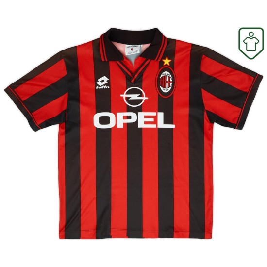 Men's Milan 1997/98 Home Retro Shirt