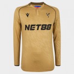 Kid's Crystal Palace 2025/26 Third Long Sleeve Eagle Gold Shirt