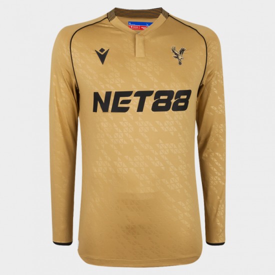 Kid's Crystal Palace 2025/26 Third Long Sleeve Eagle Gold Shirt