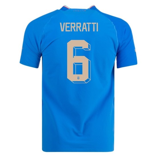 Marco Verratti #6 Italy Home Jersey World Cup 2022