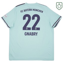 Men's Bayern Munich 2018/19 Away Retro Shirt Gnabry #22