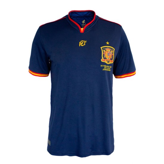 Men's Spain 2010 Retro World Cup Commemorative Shirt