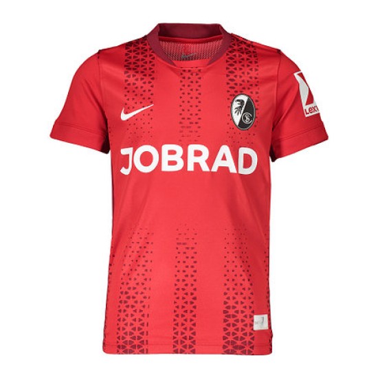 Kid's SC Freiburg 2025/26 European Cup Shirt - Red Kid's SC Freiburg 2025/26 European Cup Shirt - Red