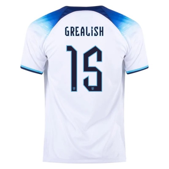Jack Grealish #15 England Home Jersey World Cup 2022 Jack Grealish #15 England Home Jersey World Cup 2022