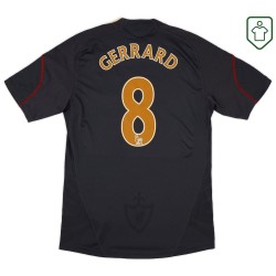 Men's Liverpool 2009/10 Away Retro Shirt Gerrard #8