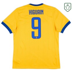Men's Juventus 2017/18 Away Retro Shirt Higuain #9