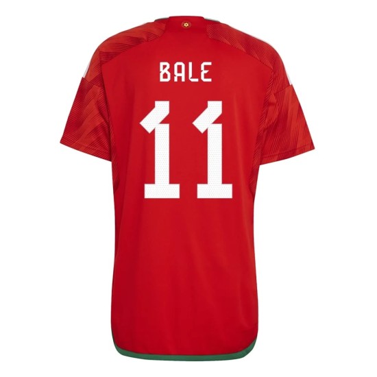 Gareth Bale #11 Wales Home Jersey World Cup 2022