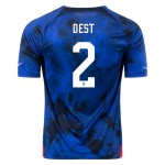 Sergino Dest #2 USMNT Away Jersey World Cup 2022