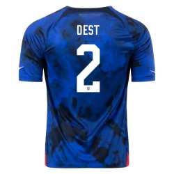 Sergino Dest #2 USMNT Away Jersey World Cup 2022