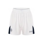 Women's Napoli 2024/25 Home Shorts - White/Navy Blue