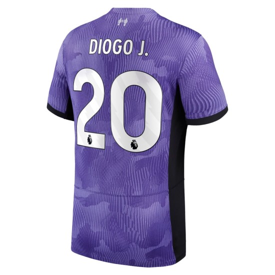 Men's Diogo Jota #20 Liverpool 2023/24 Third Shirt