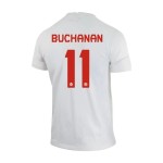 Tajon Buchanan #11 Canada Away Jersey World Cup 2022 Tajon Buchanan #11 Canada Away Jersey World Cup 2022