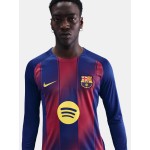 Women's FC Barcelona 2025/26 Home Long Sleeve UCL Shirt