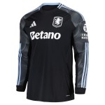 Kid's Aston Villa 2025/26 Away Long Sleeve Shirt