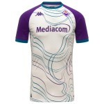 Kid's Fiorentina 2025/26 Third Prematch Shirt - White Kid's Fiorentina 2025/26 Third Prematch Shirt - White