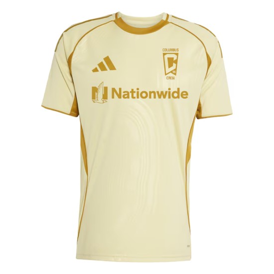 Men's Columbus Crew 2025 Third Pre Match Shirt - Yellow Men's Columbus Crew 2025 Third Pre Match Shirt - Yellow