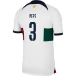Pepe #3 Portugal Away Jersey World Cup 2022