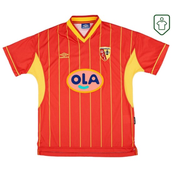 Men's RC Lens 1999/00 Home Retro Shirt
