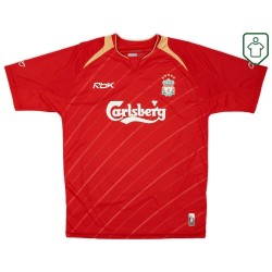 Men's Liverpool 2005/06 CL Home Retro Shirt Men's Liverpool 2005/06 CL Home Retro Shirt
