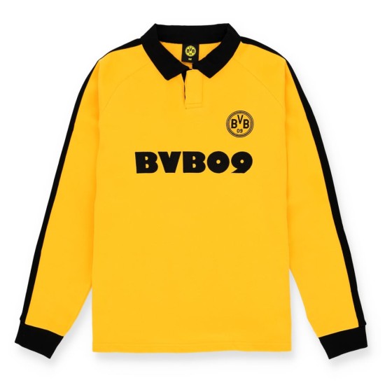 Women's BVB Borussia Dortmund 70s Retro Long Sleeve Shirt Women's BVB Borussia Dortmund 70s Retro Long Sleeve Shirt