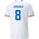 Jorginho #8 Italy Away Jersey World Cup 2022