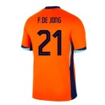Men's F.DE JONG Netherlands 2024/25 Home Shirt Men's F.DE JONG Netherlands 2024/25 Home Shirt