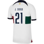 Diogo Jota #21 Portugal Away Jersey World Cup 2022