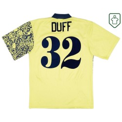 Men's Blackburn Rovers 1996/97 Away Retro Shirt Duff #32