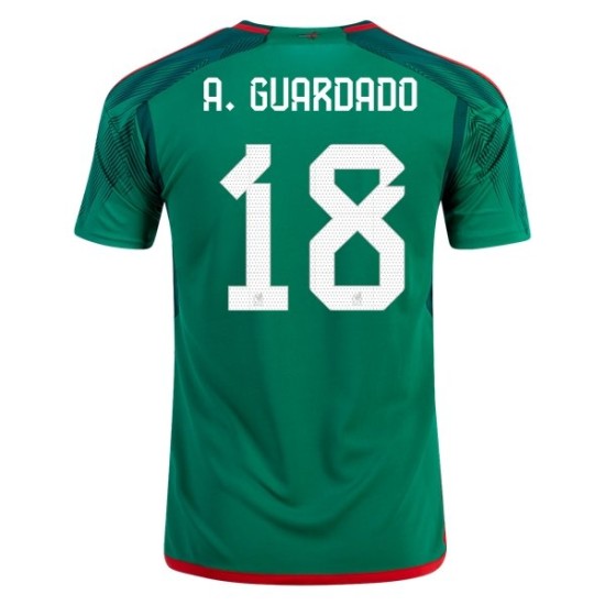 Andres Guardado #18 Mexico Home Jersey World Cup 2022 Andres Guardado #18 Mexico Home Jersey World Cup 2022