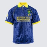 Kid's Norwich City 1993 Away Retro UEFA Cup Shirt