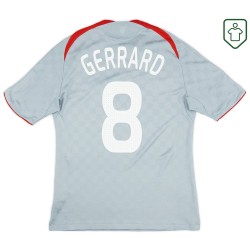 Men's Liverpool 2008/09 Away Retro Shirt Gerrard #8