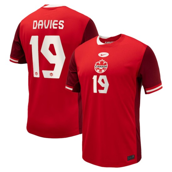 Women's DAVIES Canada 2024 Home Shirt Women's DAVIES Canada 2024 Home Shirt
