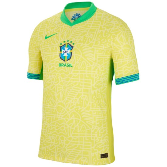 Brazil Player Version Home Jersey Copa America 2024 Brazil Player Version Home Jersey Copa America 2024