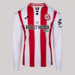 Kid's Brentford 2025/26 Home Long Sleeve Shirt