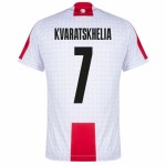 Khvicha Kvaratskhelia #7 Georgia Home Jersey EURO 2024 Khvicha Kvaratskhelia #7 Georgia Home Jersey EURO 2024