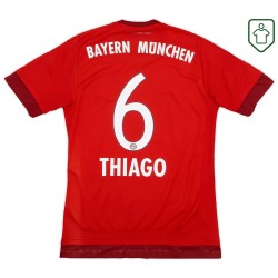 Men's Bayern Munich 2015/16 Home Retro Shirt Thiago #6