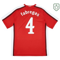 Men's Arsenal 2008/10 Home Retro Shirt Fabregas #4