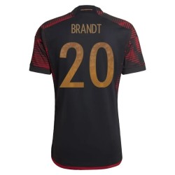 Julian Brandt #20 Germany Away Jersey World Cup 2022