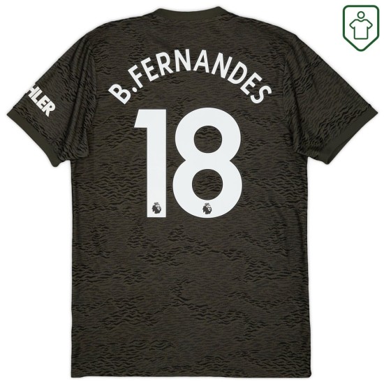 Men's Manchester United 2020/21 Away Retro Shirt B. Fernandes #18