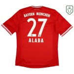 Men's Bayern Munich 2013/14 Home Retro Shirt Alaba #27 Men's Bayern Munich 2013/14 Home Retro Shirt Alaba #27